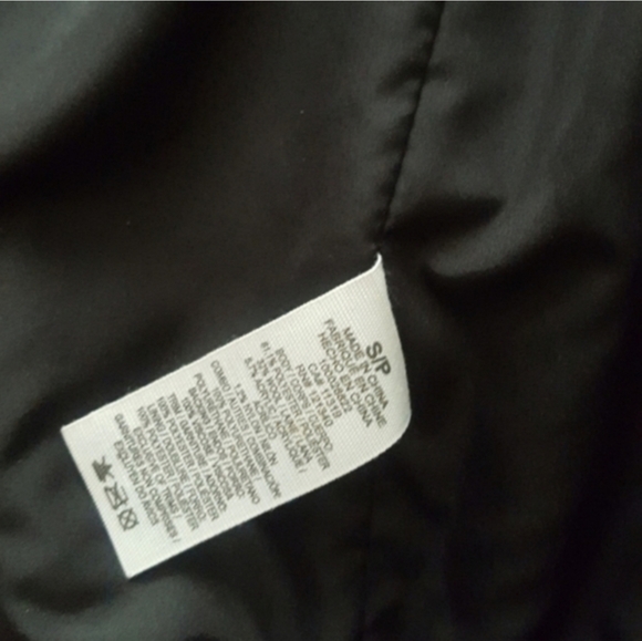 Black Wool and Leather Bomber Jacket - Picture 10 of 12